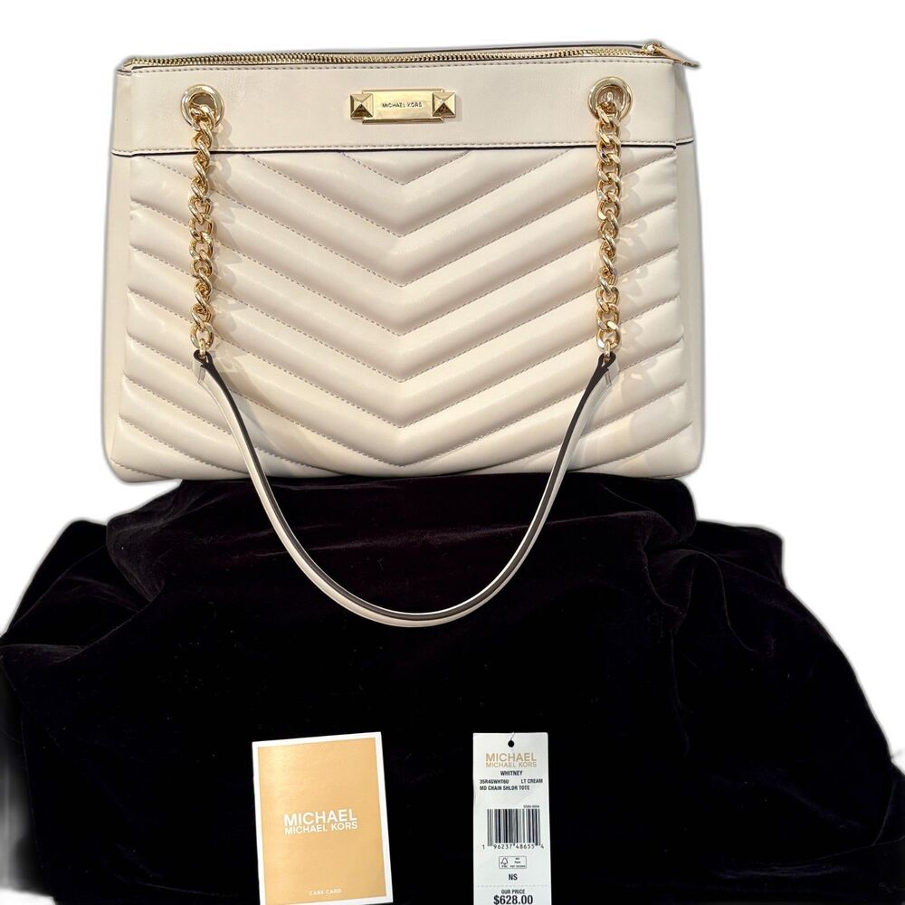 Whitney Medium Quilted Tote Bag - NWT